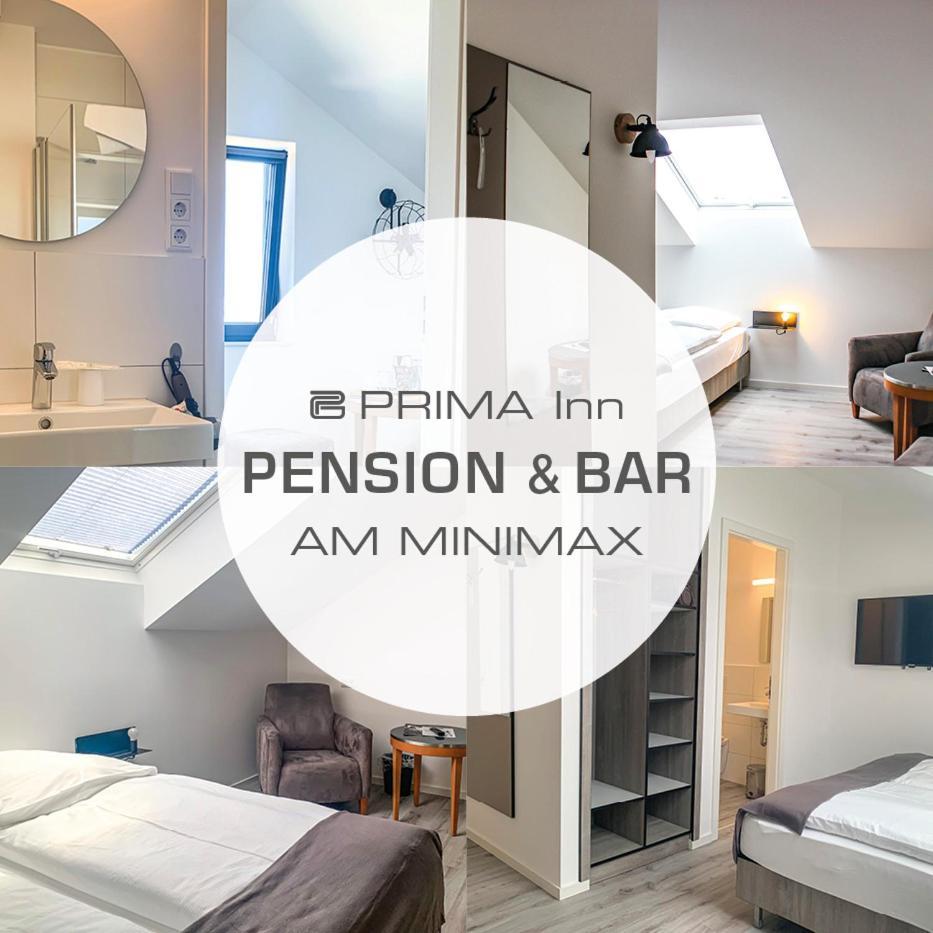 Prima Inn Unterkunft Direkt Ueber Der "Bar Am Minimax" Neuruppin Exterior photo
